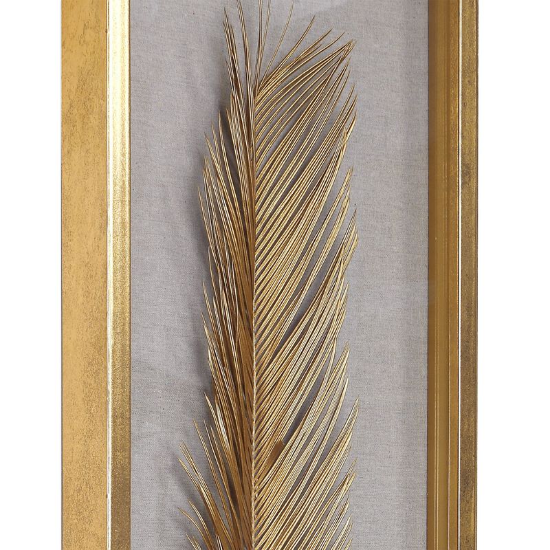 Uttermost Palma Gold Leaf Shadow Box Set/3 image number 3
